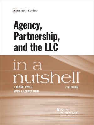 cover image of Agency, Partnership, and the LLC in a Nutshell
